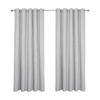 VERDUNKELUNGSVORHÄNGE Bouclé-Stil mit Thermo-Funktion, Ösen 228/182 cm - Hellgrau, Textil (228/182cm) - Homescapes