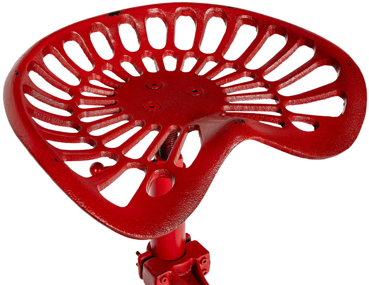 BARHOCKER Metall Rot - Rot, Metall (44/56/34cm) - CLP