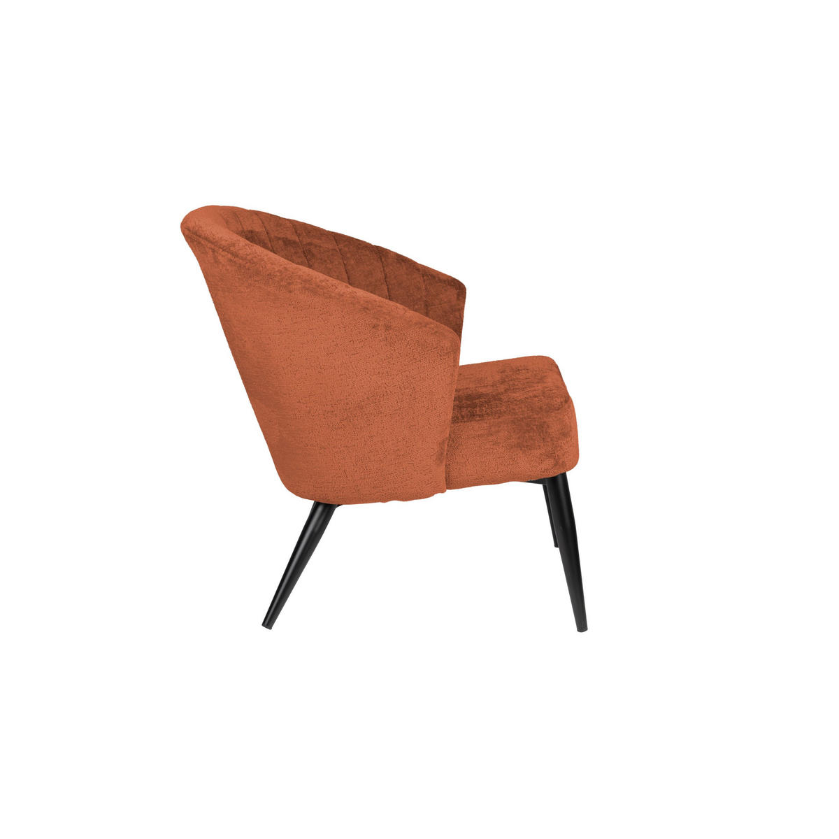 SESSEL Georgia Terracotta - Rot, Holz (77/71/73.5cm) - Dutchbone