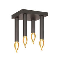 DECKENLEUCHTE Clemens 15/15/15 cm - Schwarz, Metall (15/15/15cm) - Nettlife