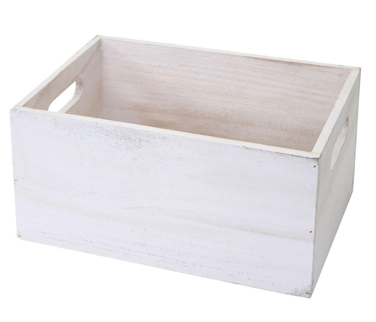 HOLZBOX Weiß 6er-Set - Weiß, Holz (24/40/60cm) - MCW