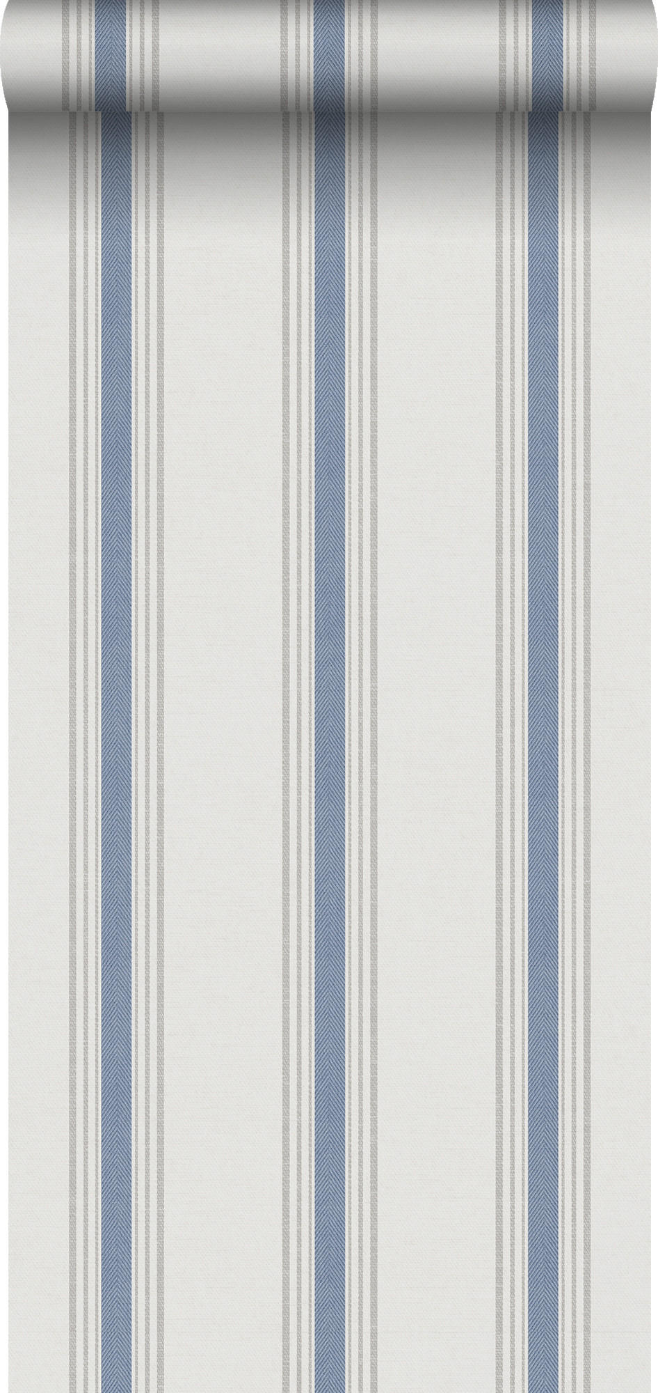 TAPETE Streifen 53 cm x 10 m - Blau, Papier (53/1000cm) - Sanders & Sanders