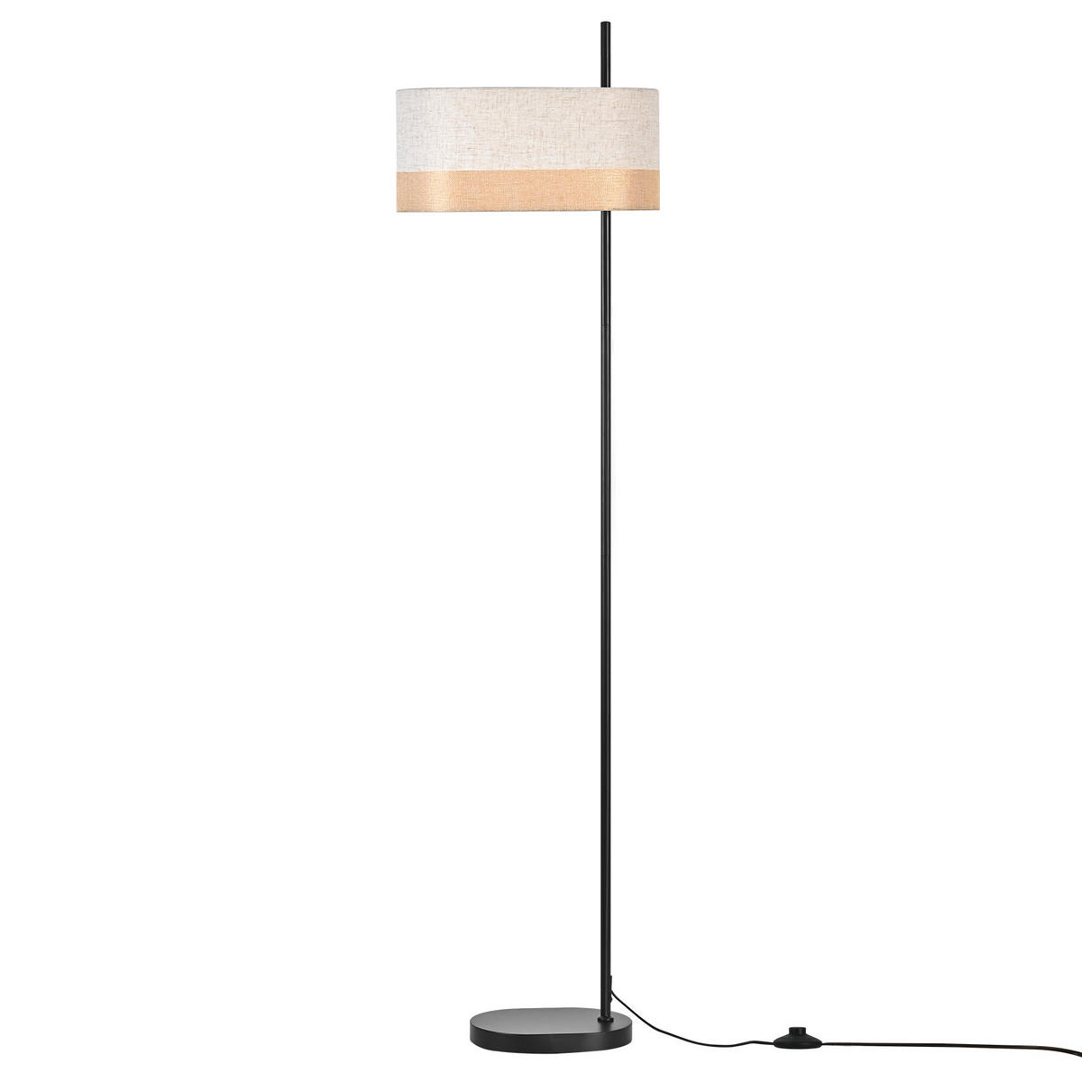 STEHLAMPE Nox 40/25/154 cm - Weiß, Metall (40/25/154cm) - ZMH