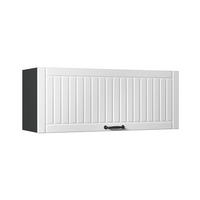 HÄNGESCHRANK Fame-Line, Weiß Landhaus/Anthrazit, 100 cm - Anthrazit/Weiß, Holzwerkstoff (100/40/34.1cm) - Vicco