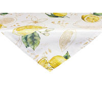 MITTELDECKE Italy Collection Zitronen 80/80 cm - Ecru/Gelb, Textil (80/80cm) - beties Heimtextil