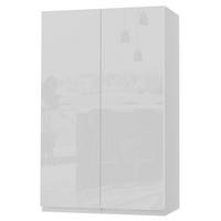 HÄNGESCHRANK Florence W4/60 Weiß / RAL 9003 signalweiß HG 60 / 32,5 / 96cm - Weiß Hochglanz/Weiß, Holz/Holzwerkstoff (60/96/32.5cm) - Feldmann-Wohnen