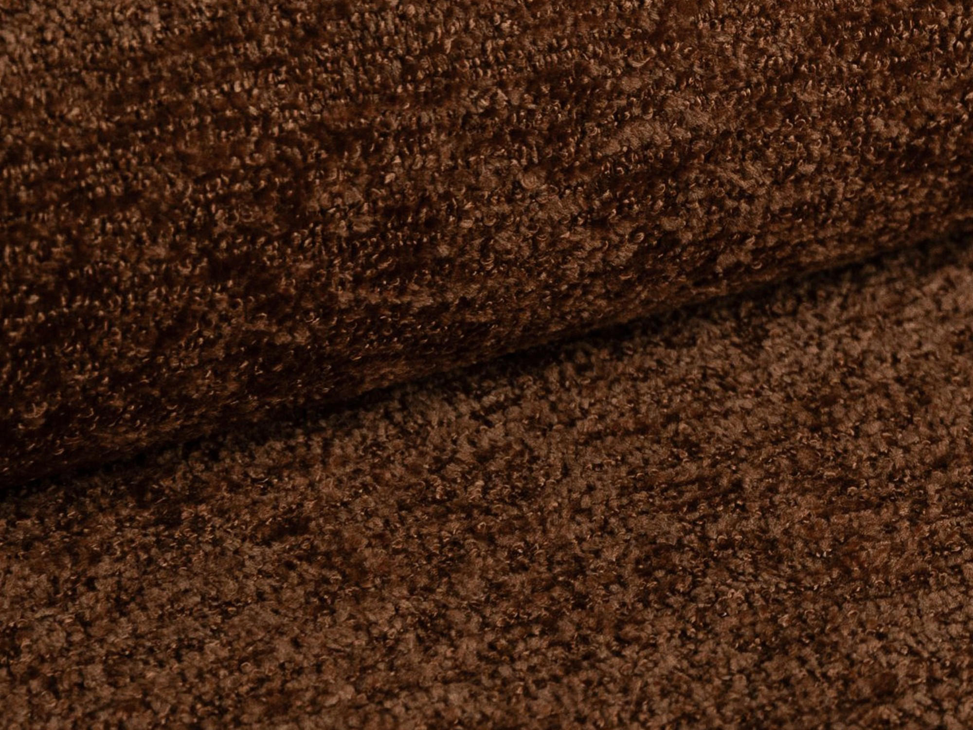 SESSEL Chenille Stoff Orange - Terracotta/Schwarz, Holzwerkstoff/Textil (93/88/105cm) - Makamii