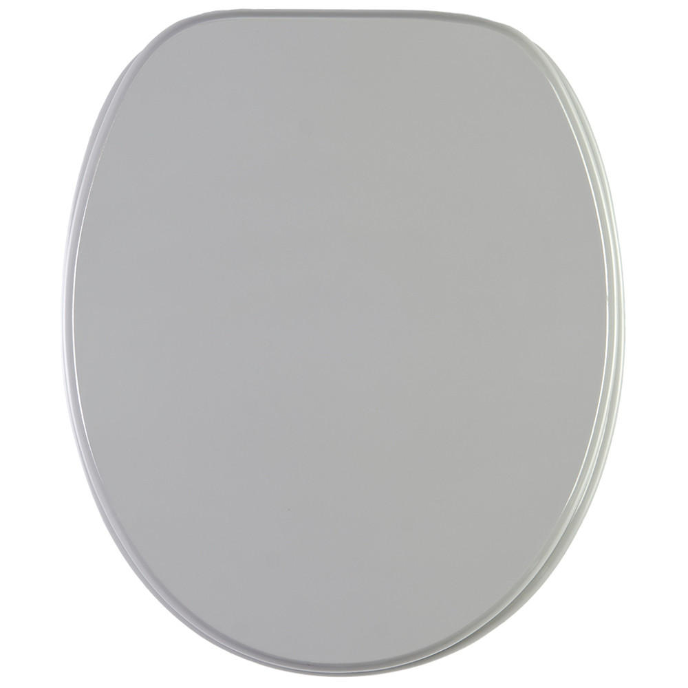 WC-SITZ Manhattan Grau - Grau, Holzwerkstoff (38/6/47cm) - Sanilo