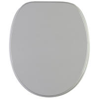 WC-SITZ Manhattan Grau - Grau, Holzwerkstoff (38/6/47cm) - Sanilo