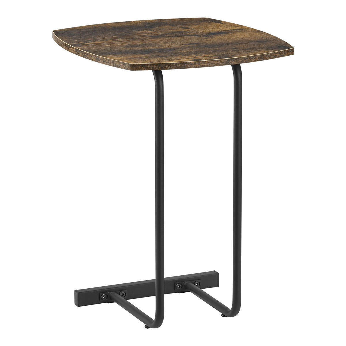 BEISTELLTISCH Kjellerup - Dunkelbraun, Metall (40/40/55cm) - [en.casa]