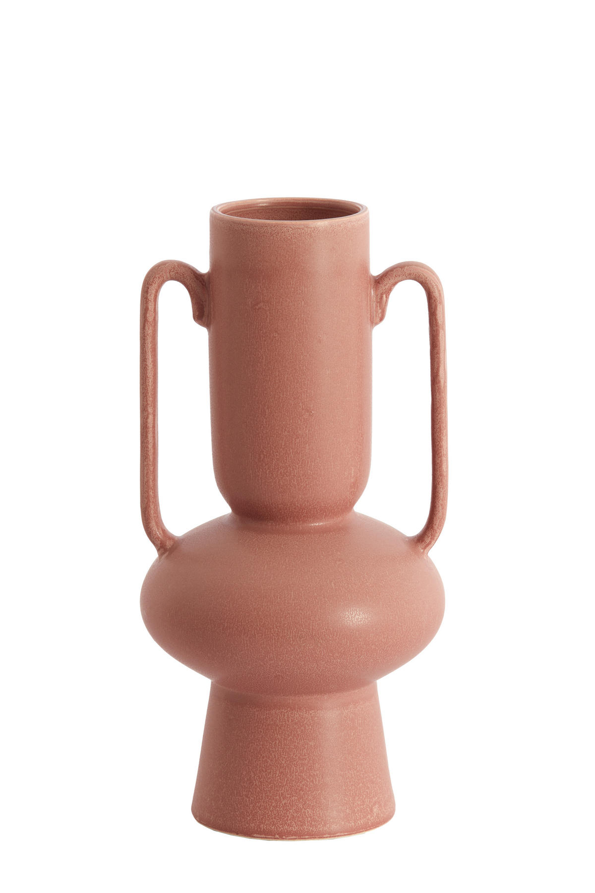 VAZE Otaru Rot 20/20/40 cm - Rot, Keramik (40cm) - Light & Living