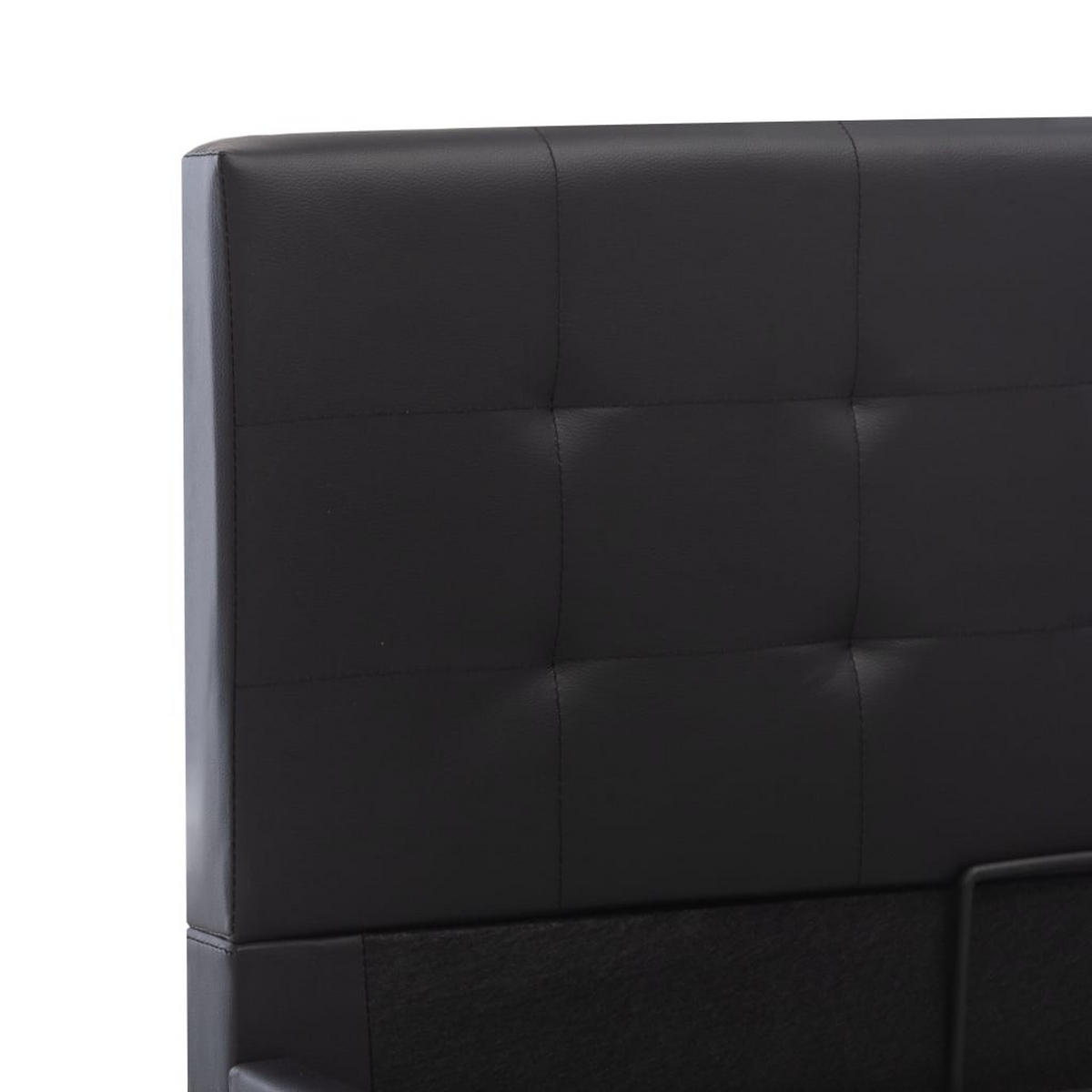 METALLBETT Jamison 148/211 cm - Schwarz, Metall (140/200cm) - Nettlife