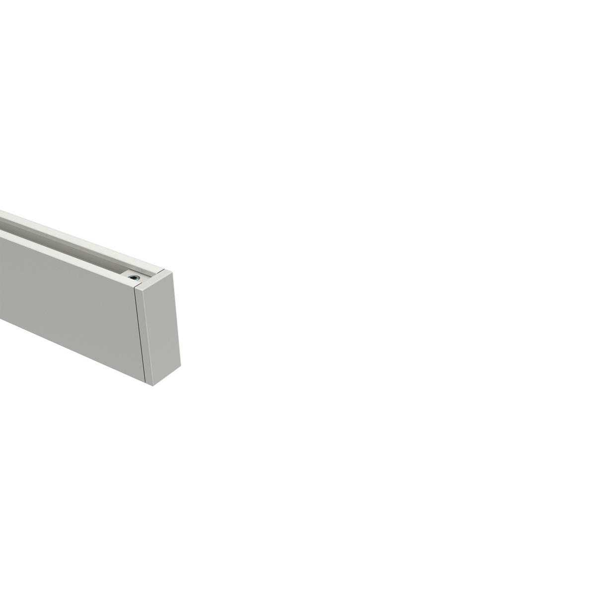 ENDSTÜCKE FÜR GARDINENSTANGEN 14x35 mm, Paxo Weiß, Packung 2 Stück - Weiß, Metall (1.5/3.4/3.4cm) - INTERDECO