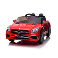 KINDER ELEKTROAUTO Mercedes SL 65 AMG rot - Rot, Kunststoff (108/63/46cm) - TPFLiving