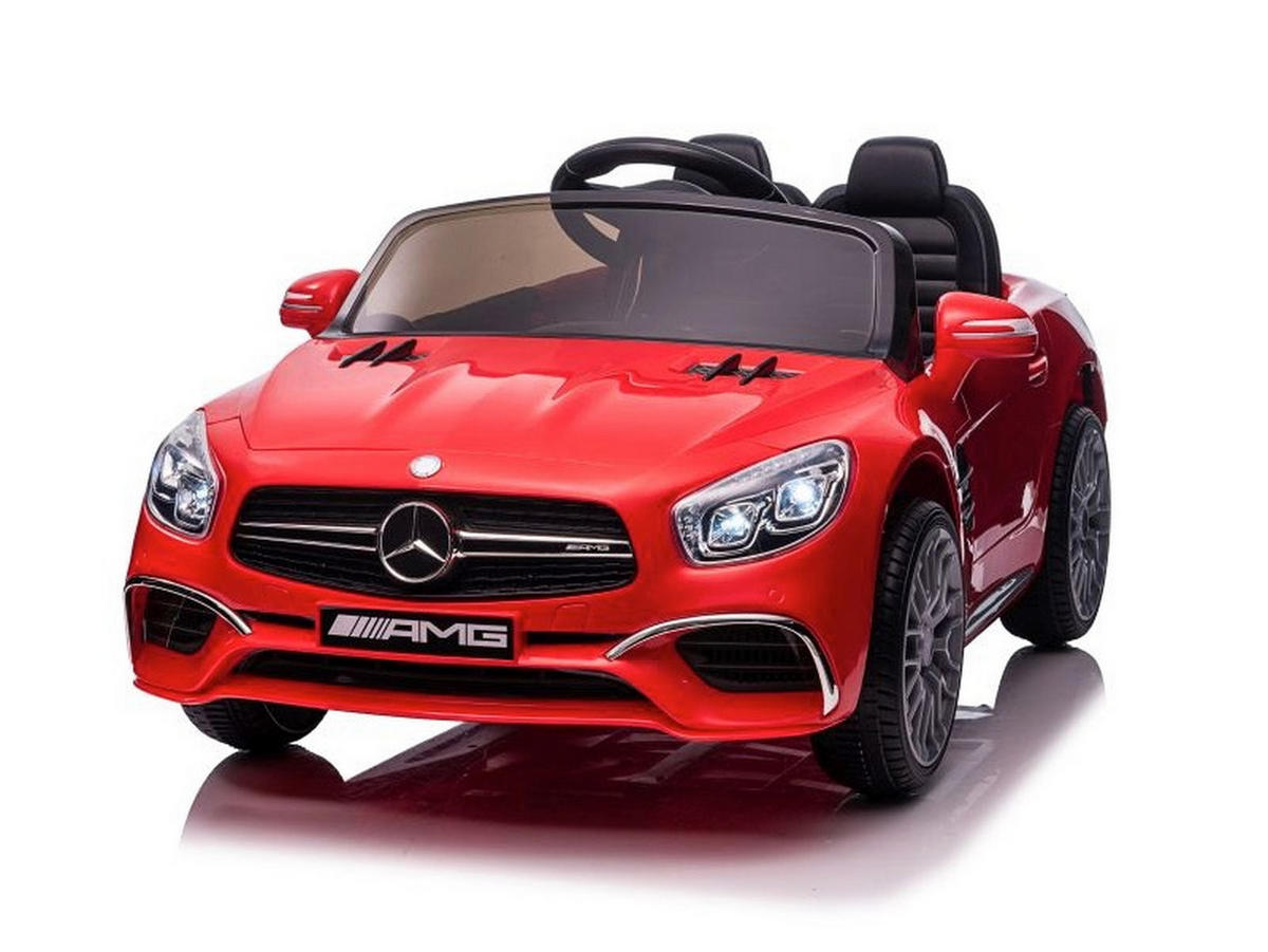 KINDER ELEKTROAUTO Mercedes SL 65 AMG rot - Rot, Kunststoff (108/63/46cm) - TPFLiving
