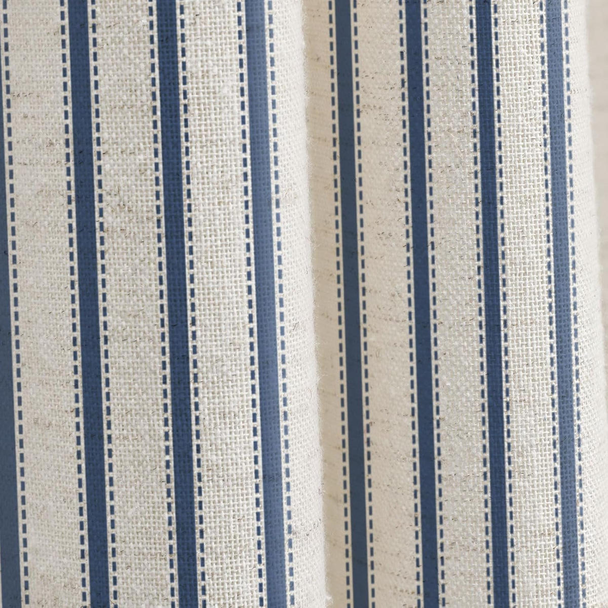 DUSCHVORHANG –Blau (B 220 × H 180 cm) - Blau, Textil (220/180cm)