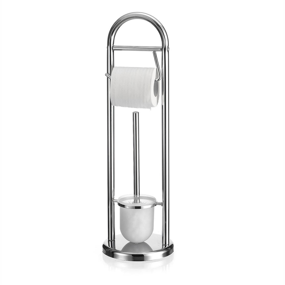 WC-GARNITUR EGON - Chromfarben, Metall (19/63/19cm) - CARO-Möbel