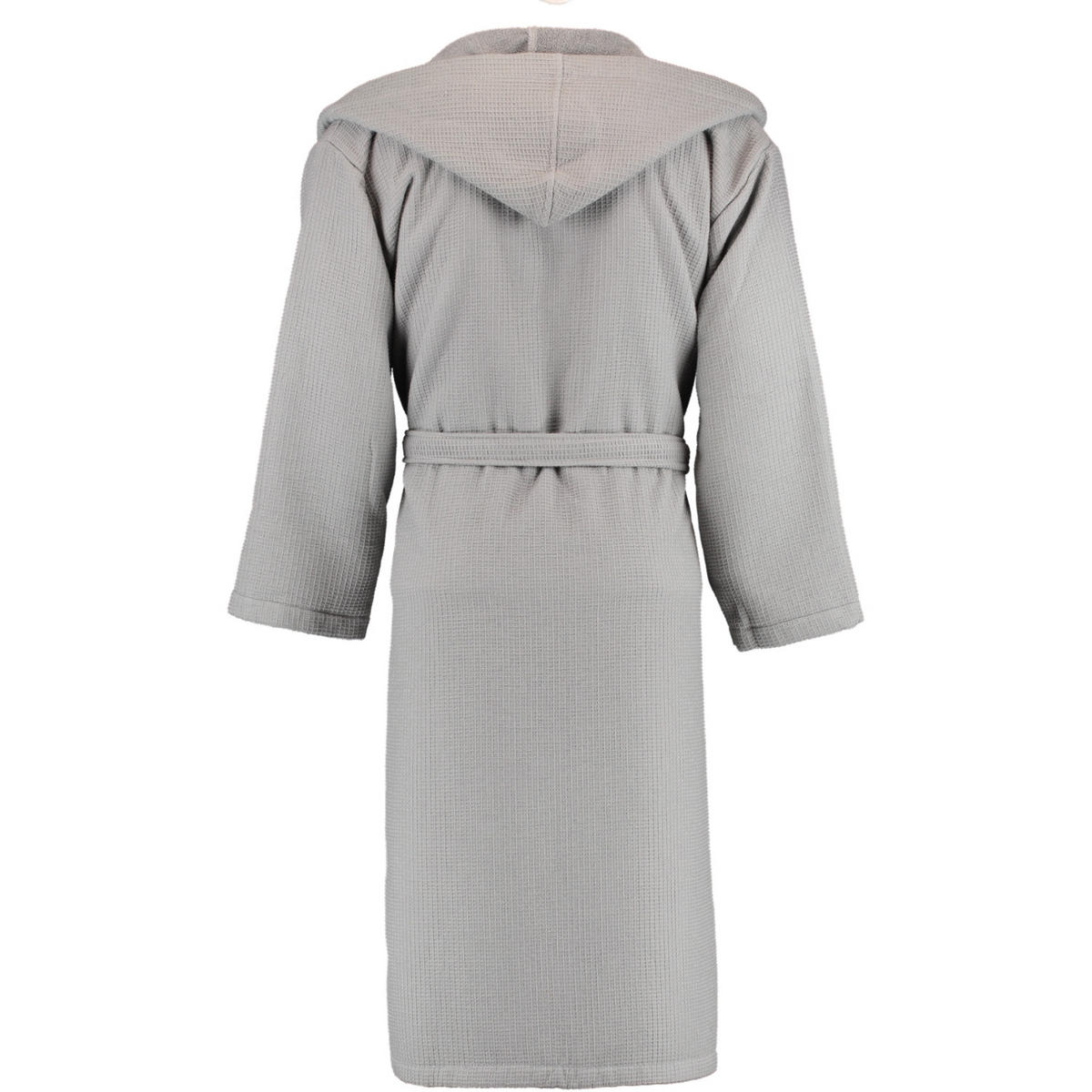 BADEMANTEL UNISEX KAPUZE FACE & BODY KIESEL - 85 - Grau, Textil (Lnull) - Rhomtuft