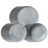 TELLER-SET Porto grau 18er Set - Grau, Keramik (1/1/1cm) - Ritzenhoff Breker