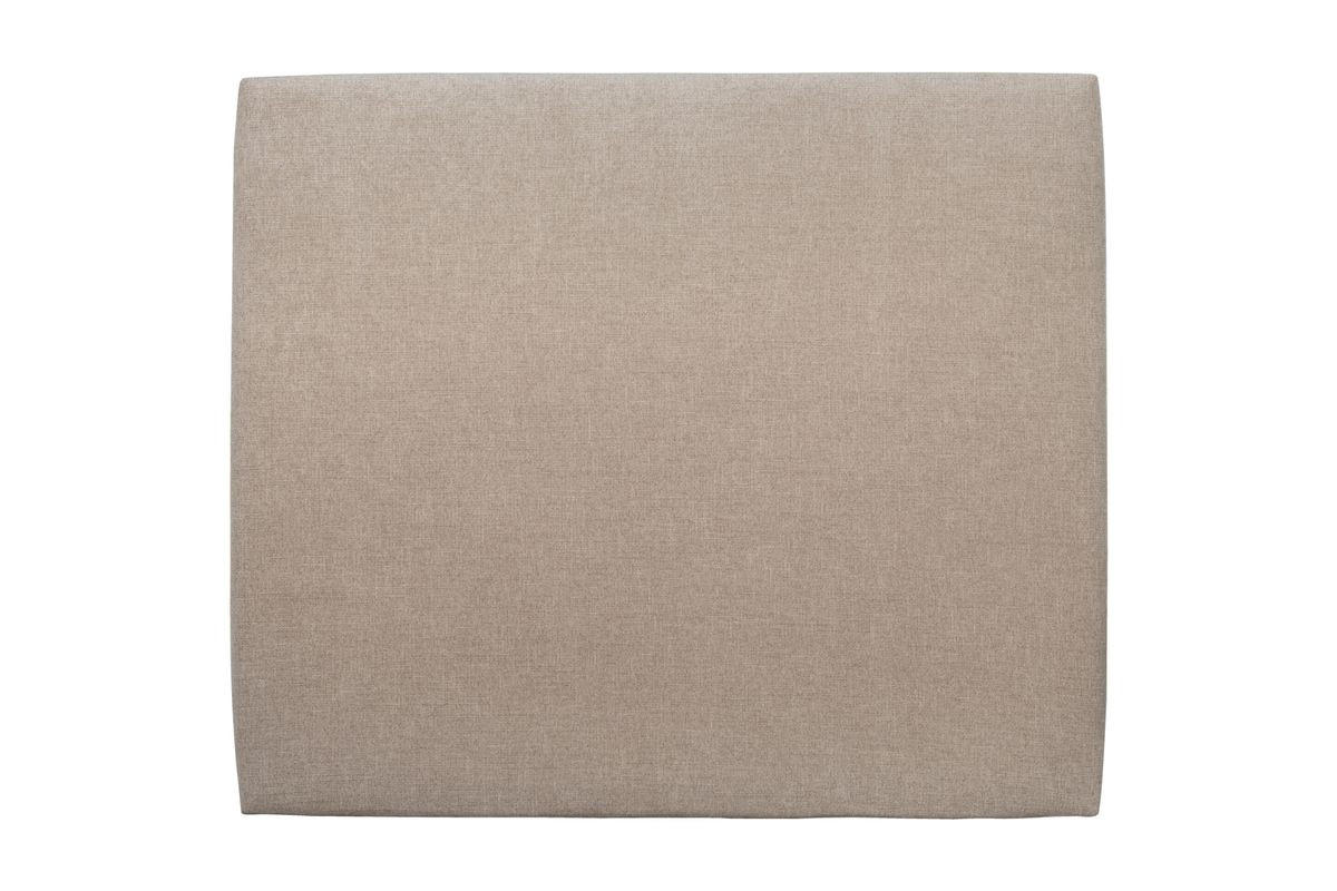 KOPFTEIL gepolstertes – Beigebrauner Stoff - 135 cm - Beige/Braun, Karton/Holz (135/120/10cm) - Sommeil de Plomb