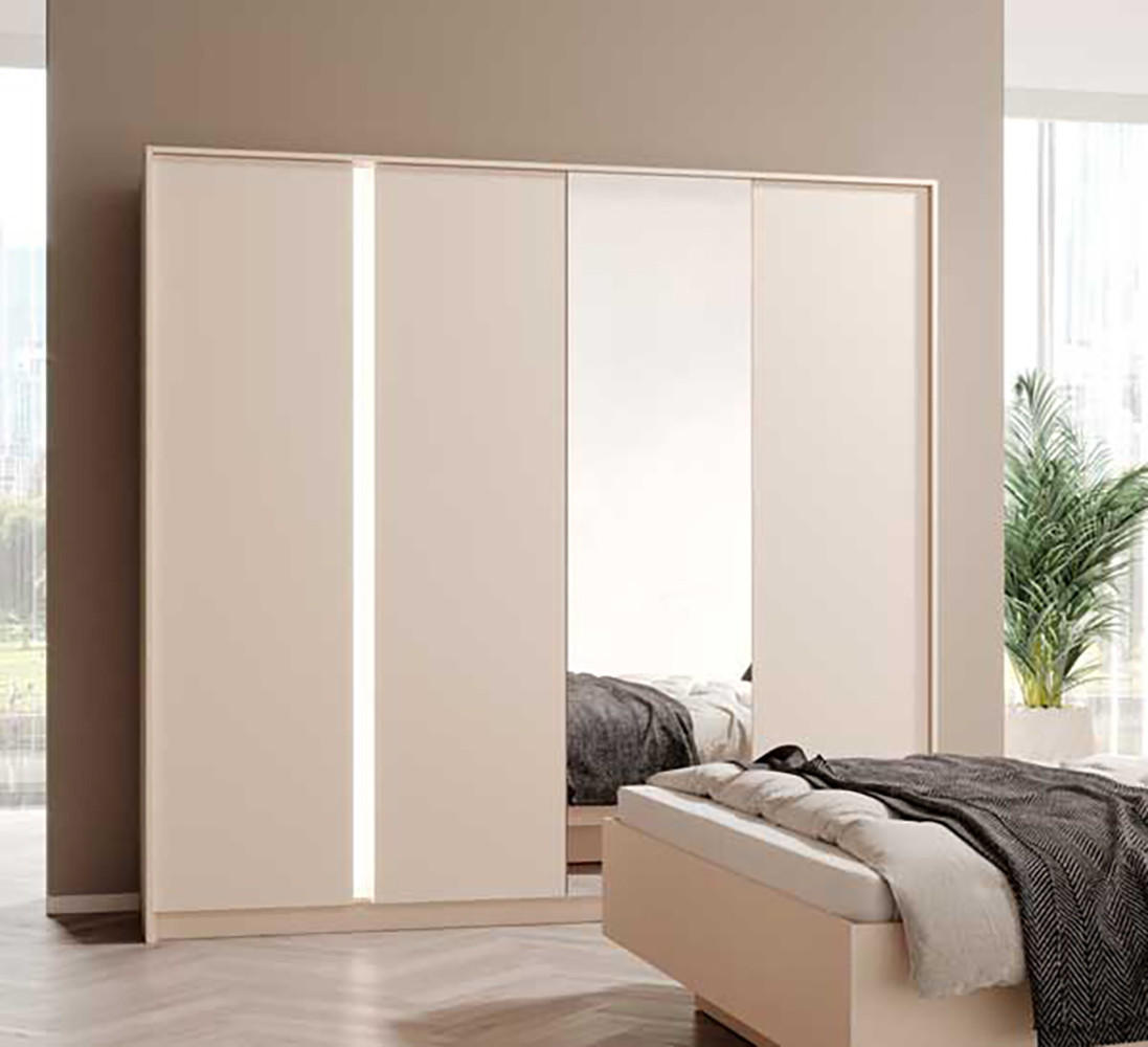 DREHTÜRENSCHRANK Dast beige 223 / 55 / 210cm - Beige, Holz/Holzwerkstoff (223/210/55cm) - Feldmann-Wohnen