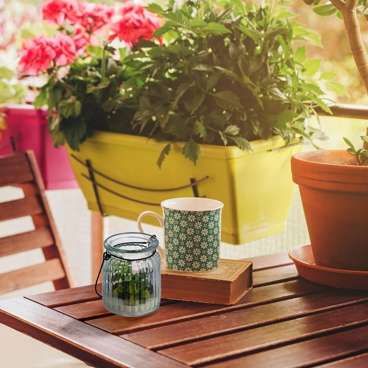 12XWINDLICHT - Transparent, Glas/Metall (8/9.5/8cm) - Relaxdays