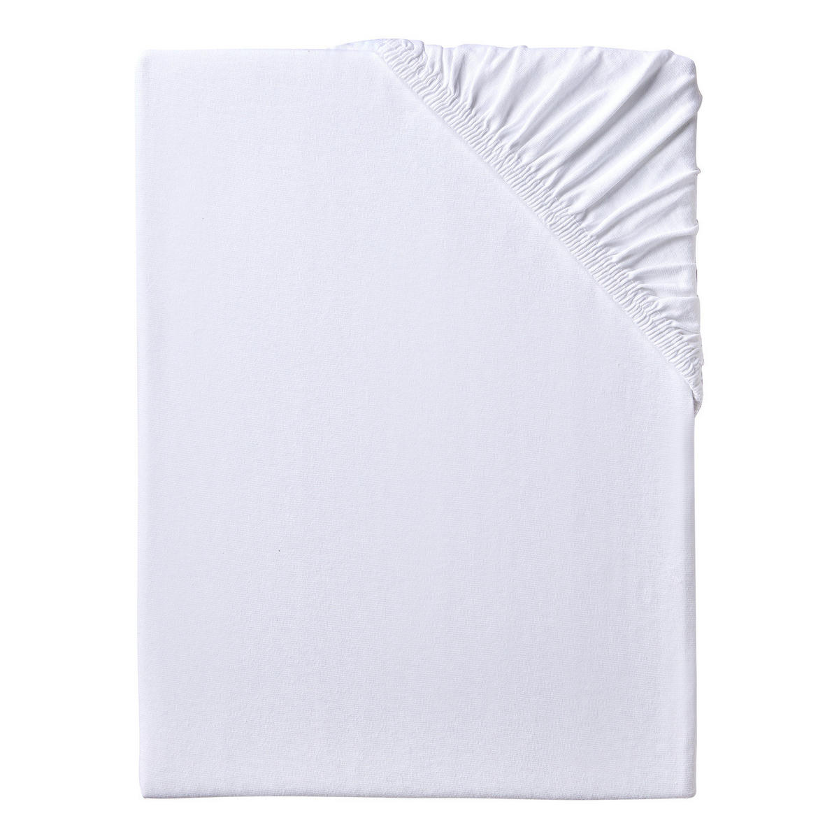 SPANNBETTTUCH Perfect Match 90-100x200cm - Weiß, Textil (140/200cm) - Butlers