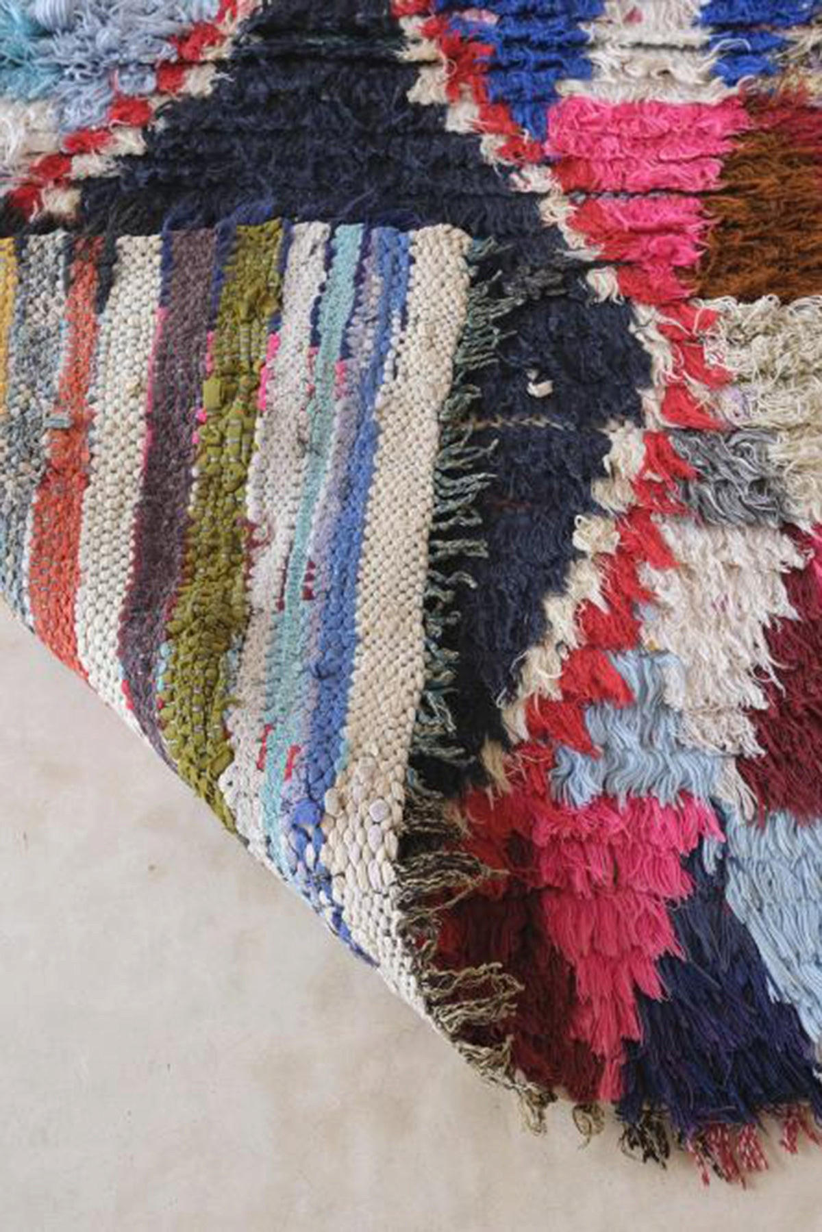 BERBERTEPPICH aus reiner Wolle 100x 218 cm - Multicolor, Naturmaterialien (100/218cm) - AFK Living