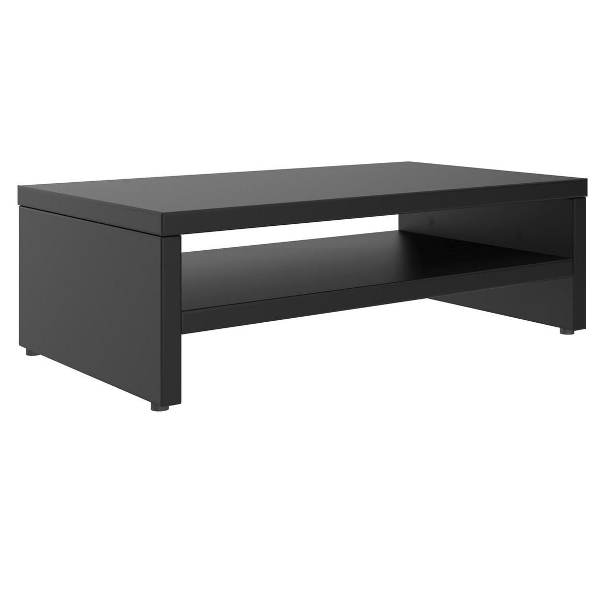 MONITORSTÄNDER SUBIDA - Schwarz, Holzwerkstoff (23/42/13cm) - CARO-Möbel