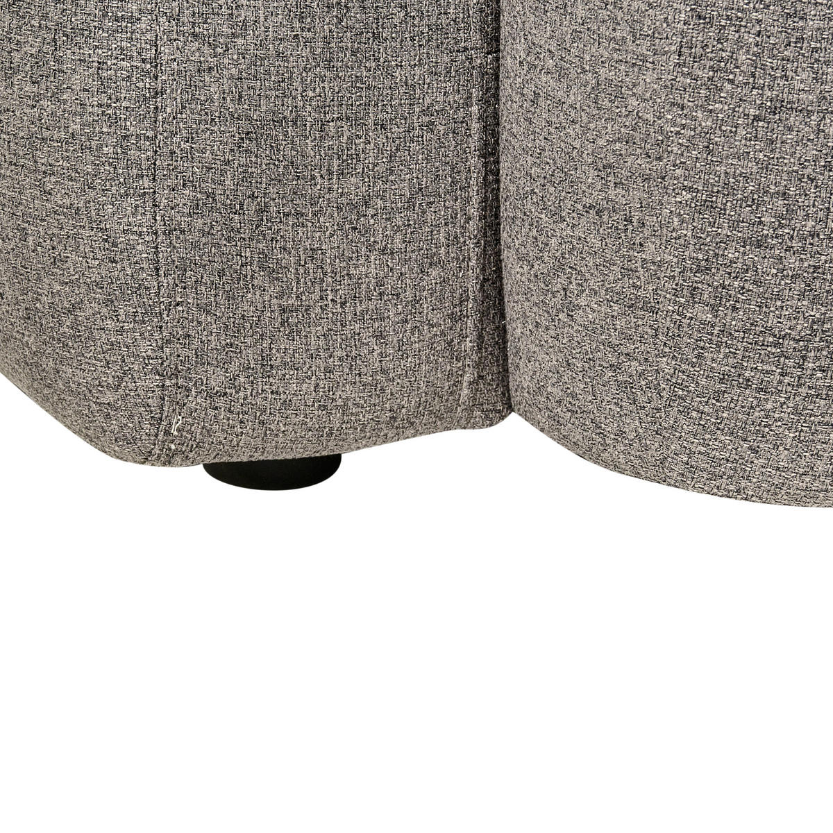POHOVKA 3-místná Látka Tmavě šedá Afoss - tmavě šedá, textil (195/71/94cm) - Beliani