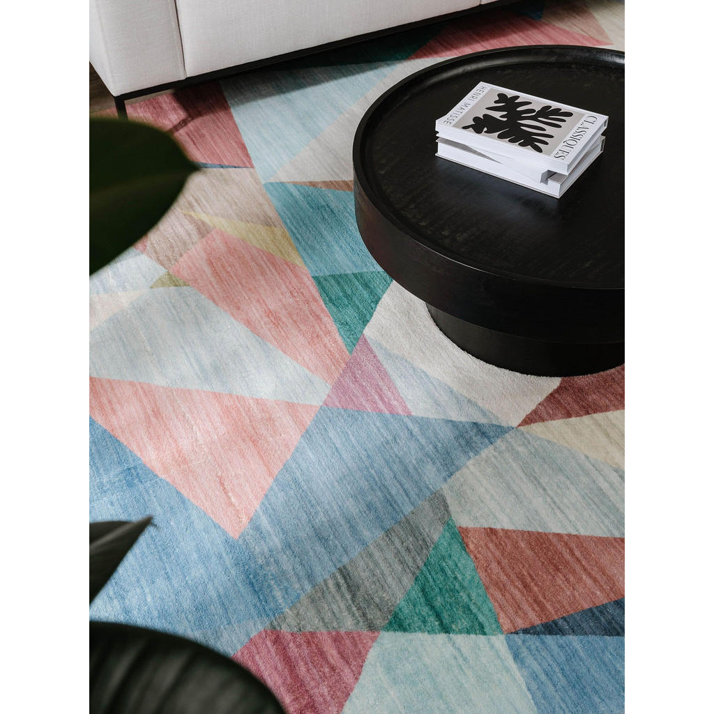 Thumbnail - benuta Pop Teppich, Mehrfarbig, Textil, Abstrakt, Rechteckig, 80x150 cm, Gots, wasserabweisend, Teppiche & Böden, Teppic...