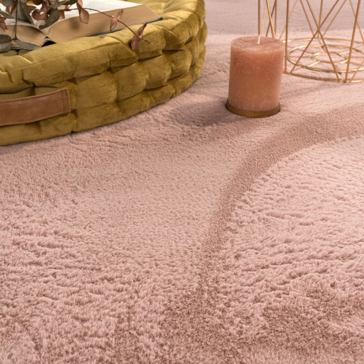 HOCHFLORTEPPICH 80/300 cm Soft 380 - Pink, Textil (80/300cm) - Paco Home