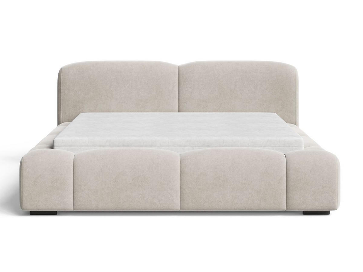 POLSTERBETT Aubi 160x200 Beige - Beige, Textil (160/200cm) - Graingold