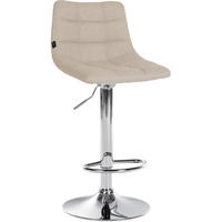 BARHOCKER Jerry Stoff 87-108,5x43x46,5 cm Creme - Creme, Textil (43/87/46.5cm) - furnicato