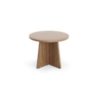 COUCHTISCH AURO 08 Ø58 cm in Kaschmir / Royal Nussbaum - Nussbaumfarben, Holzwerkstoff (58/58/40cm) - Deine Möbel 24