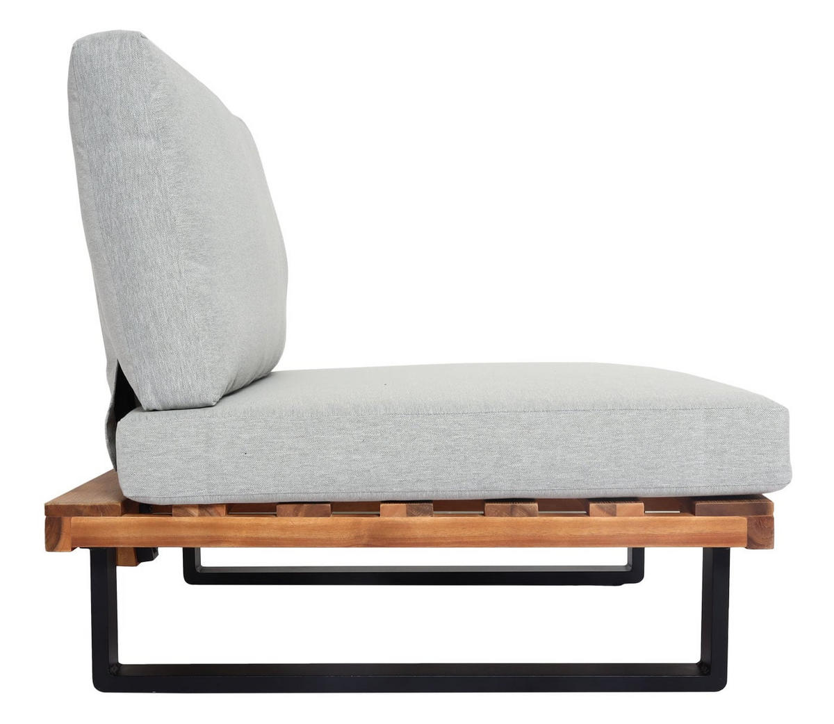 LOUNGESESSEL Garten Hellbraun Hellgrau - Braun, Holz (82/75/82cm) - PROREGAL