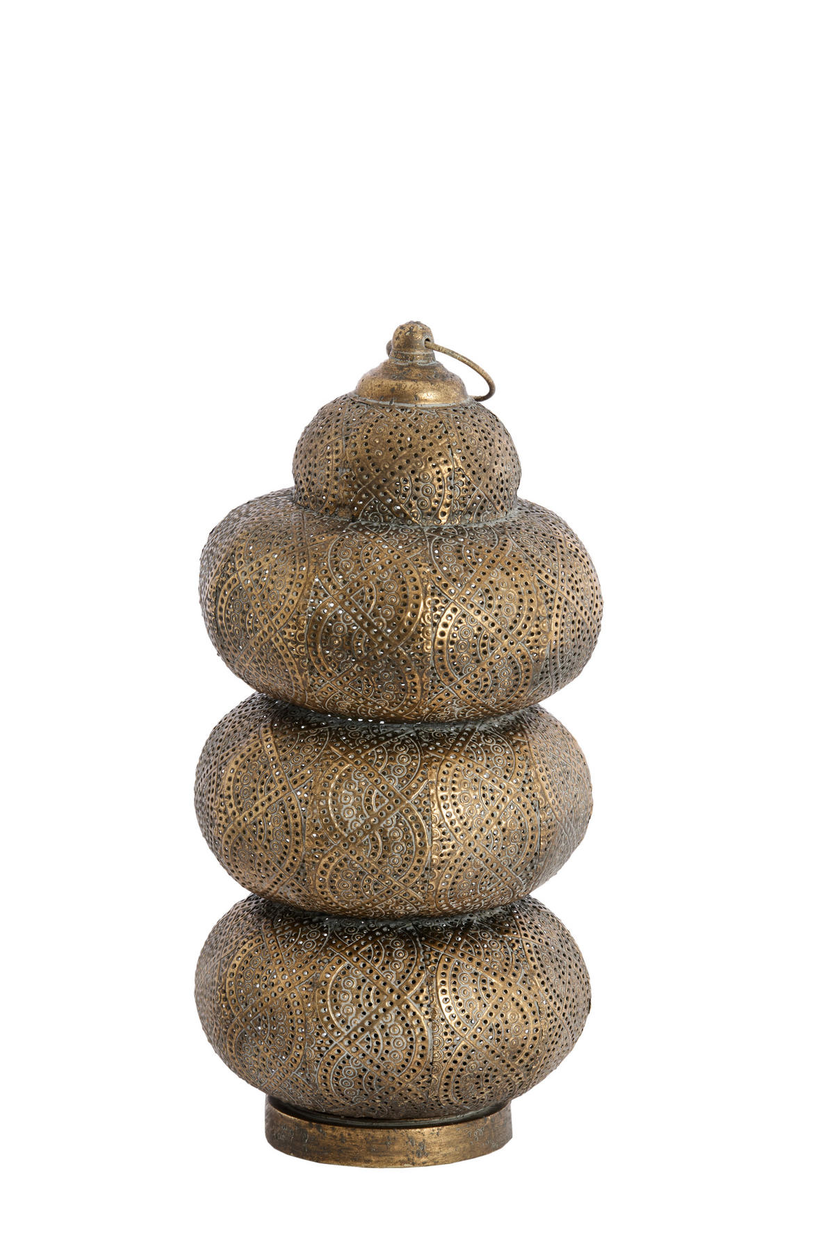 TISCHLAMPE Kaito Braun 19.5/19.5/42 cm - Braun, Metall (19.5/19.5/42cm) - Light & Living