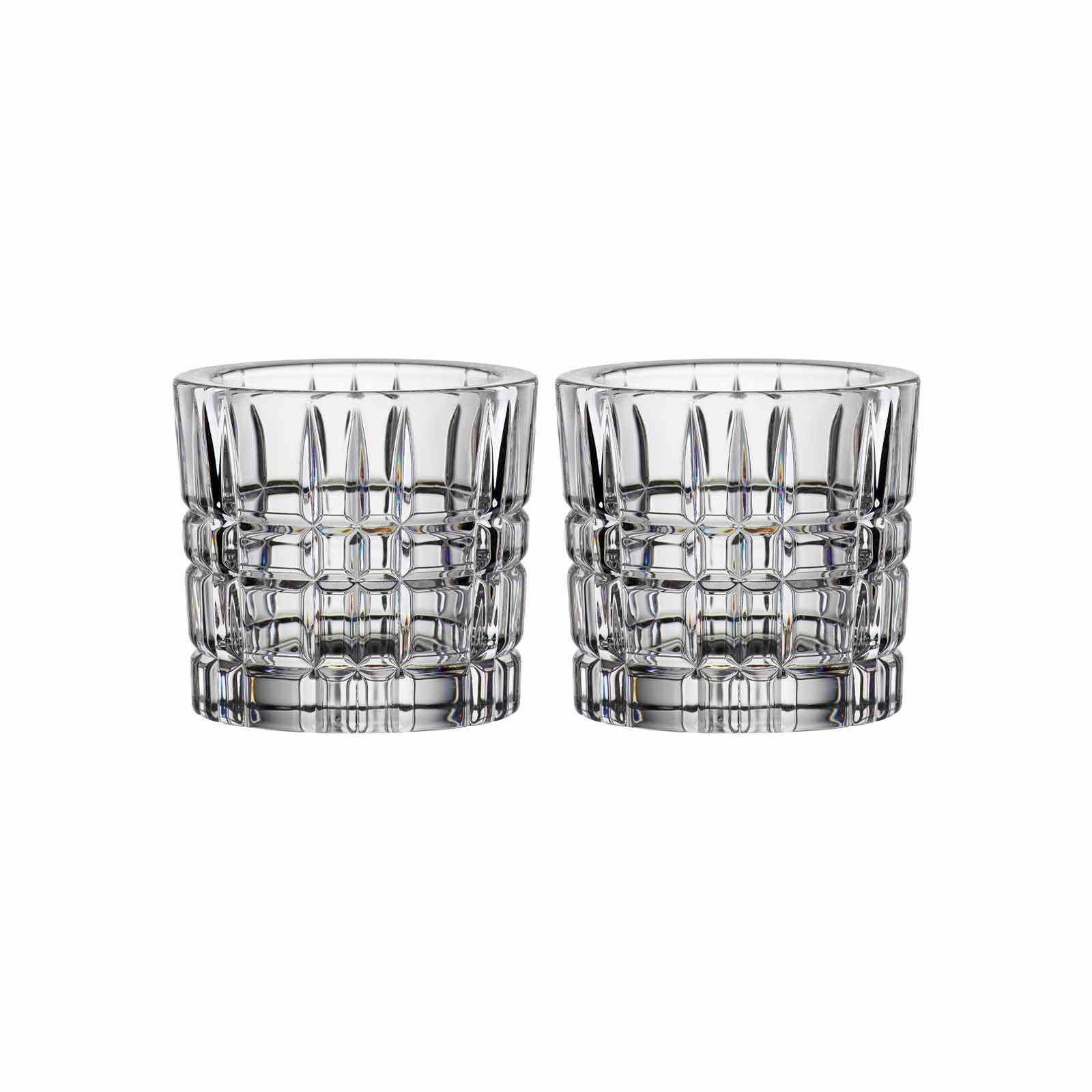 TEELICHTHALTER Square Votives Klar ø 7,1 x 6,6 cm 2er Set - Transparent, Glas (6.6cm) - Nachtmann