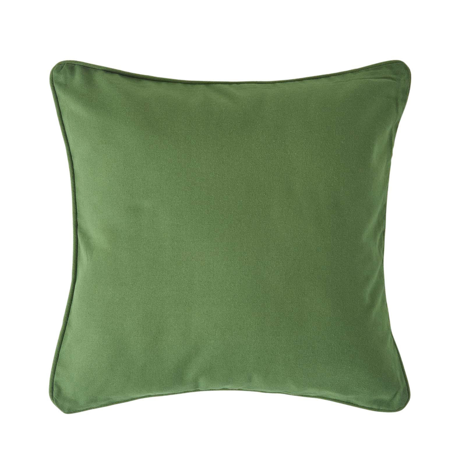 KISSENHÜLLE olivgrün 60/60 cm, 100% Baumwolle - Olivgrün, Textil (60/60cm) - Homescapes