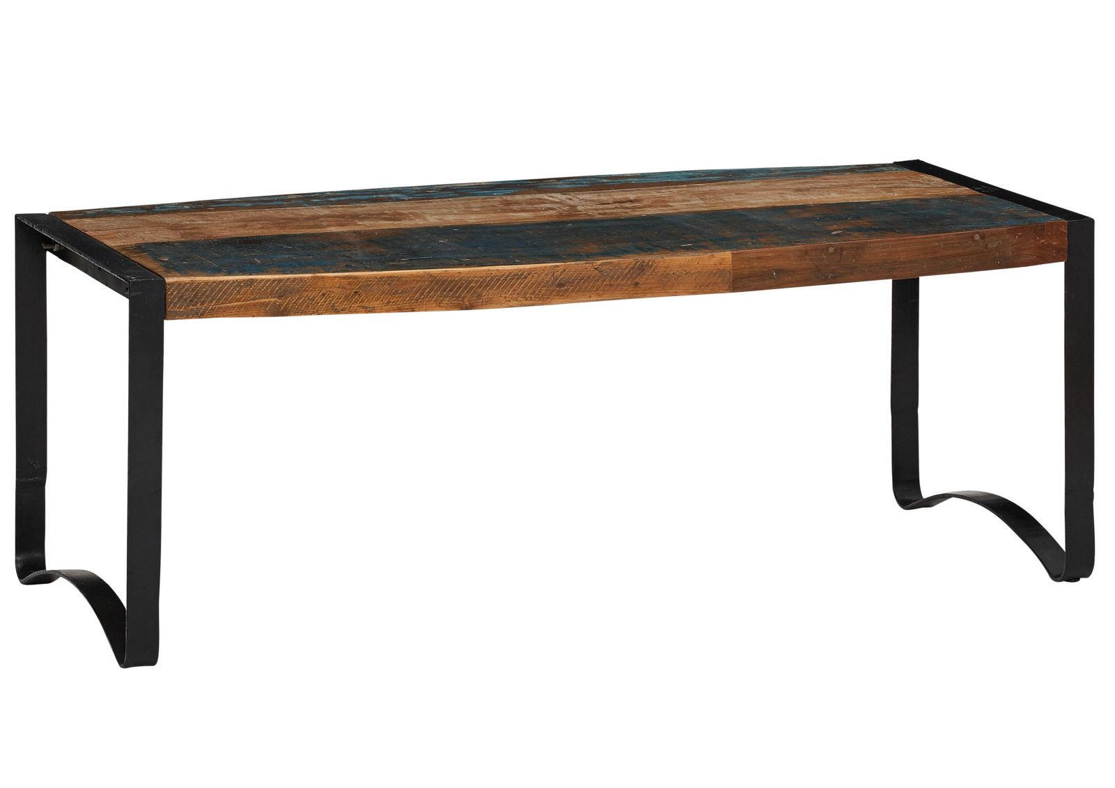 COUCHTISCH Altholz 120x60x45 mehrfarbig lackiert INDUSTRIAL #47 - Multicolor, Holz (120/60/45cm) - Massivmoebel24
