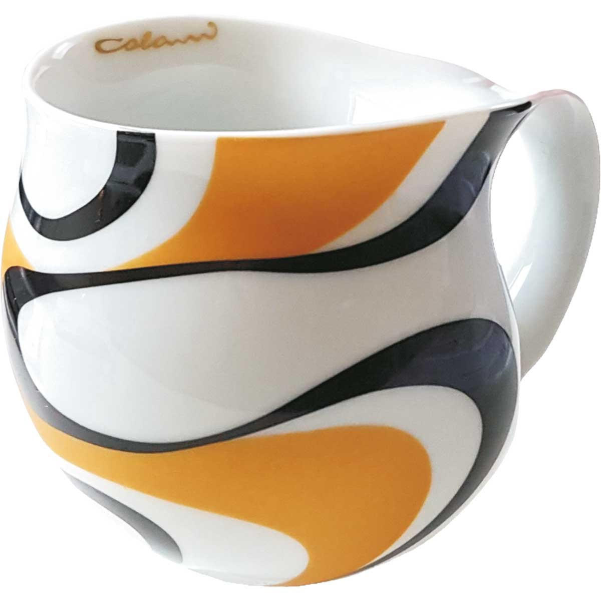 KAFFEEBECHER wave gold & schwarz - Goldfarben/Multicolor, Keramik (0.28L) - Luigi Colani Porzellan