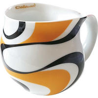 KAFFEEBECHER wave gold & schwarz - Goldfarben/Multicolor, Keramik (0.28L) - Luigi Colani Porzellan