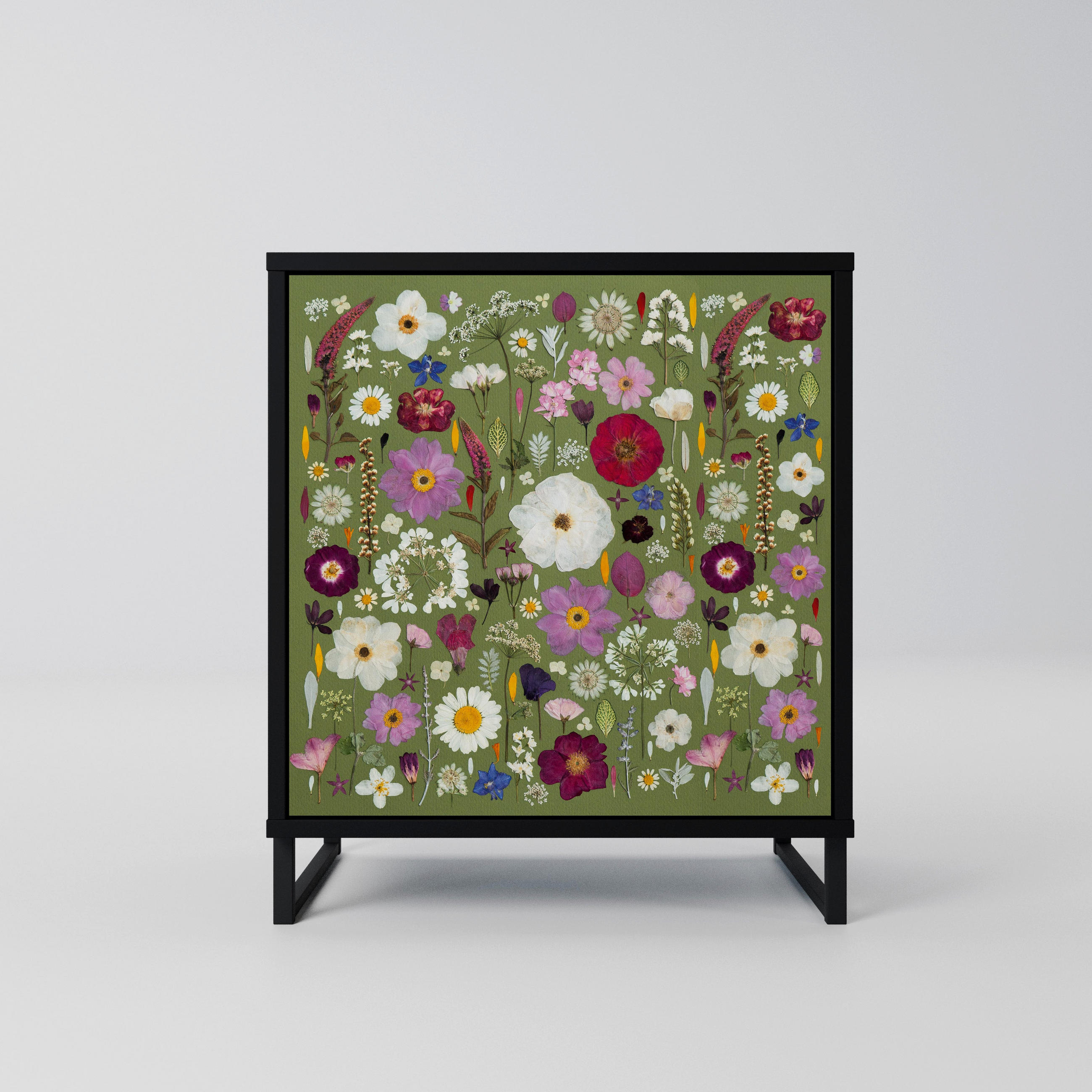 SpaceRebels Sideboard Schwarz 57.5x67.5x42 cm