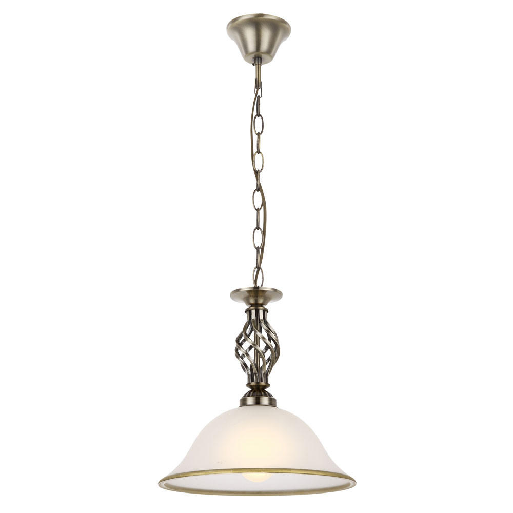 LED HÄNGELEUCHTE ODIN Messing - Messingfarben, Glas (30/30/120cm) - Globo Lighting