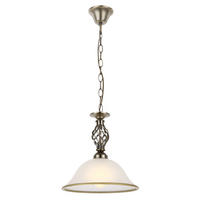 LED HÄNGELEUCHTE ODIN Messing - Messingfarben, Glas (30/30/120cm) - Globo Lighting