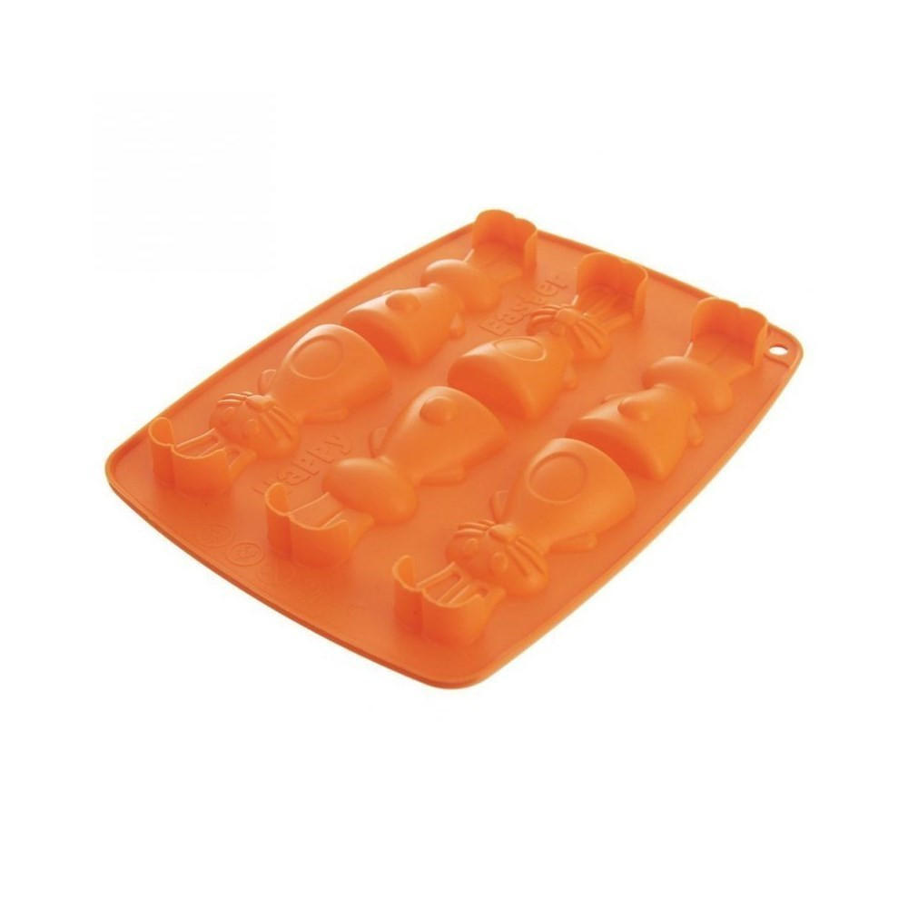 BACKFORM Hase Orange 22/17/1.5 cm 151785 - Orange, Kunststoff (18/5/22cm) - Elitehoff