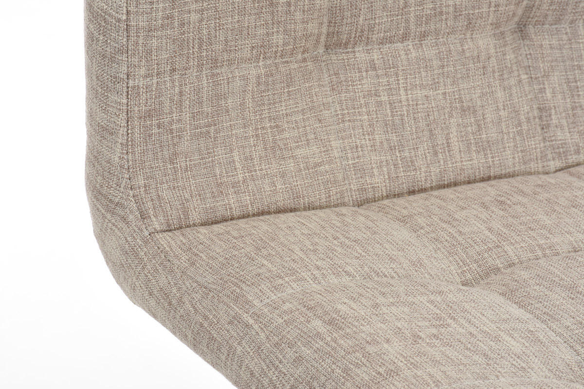 BARHOCKER Gitor Stoff Creme - Creme, Textil (42/94/49cm) - DELUKE