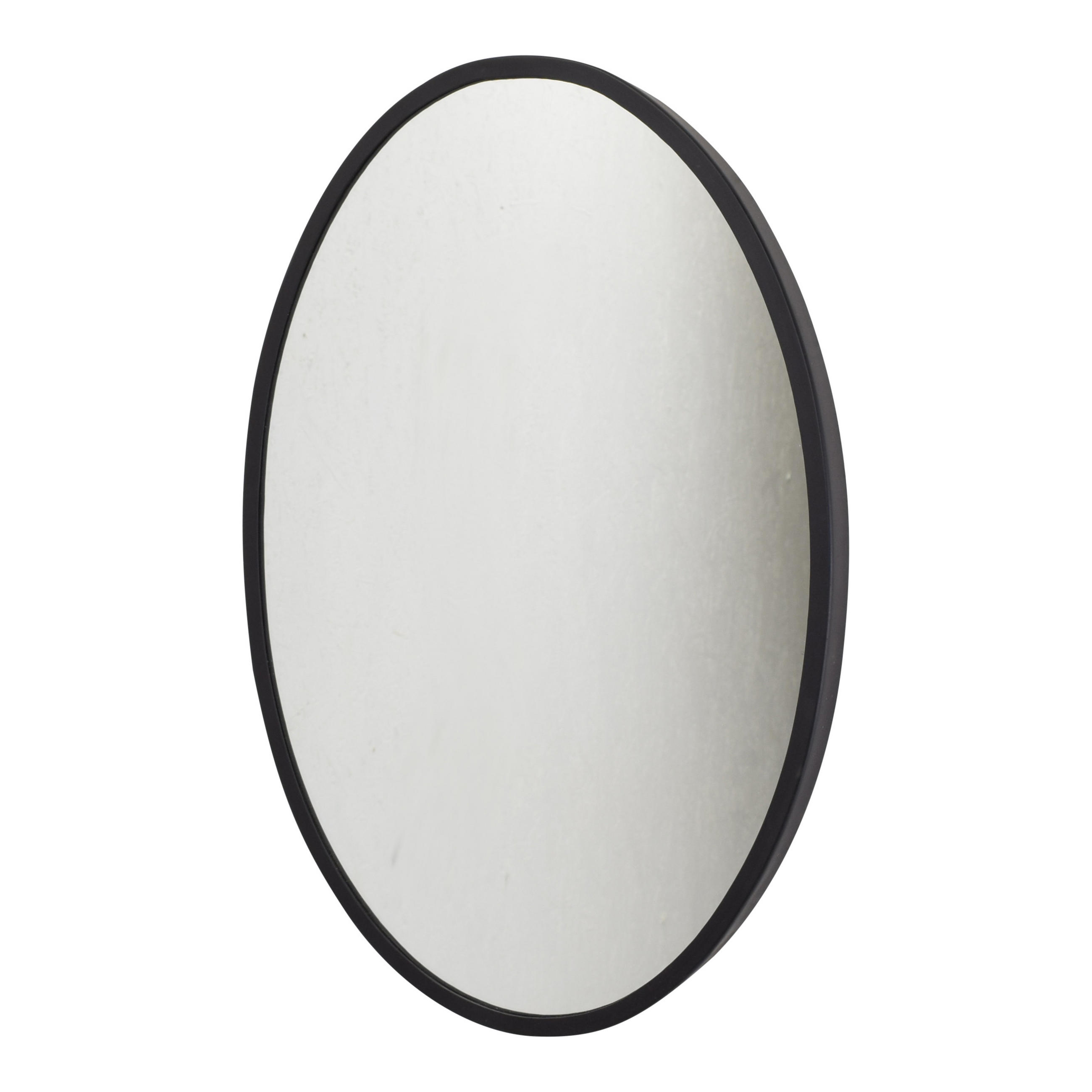 WANDSPIEGEL Rico Schwarz - Schwarz, Metall (40/60/4cm) - LOFT42