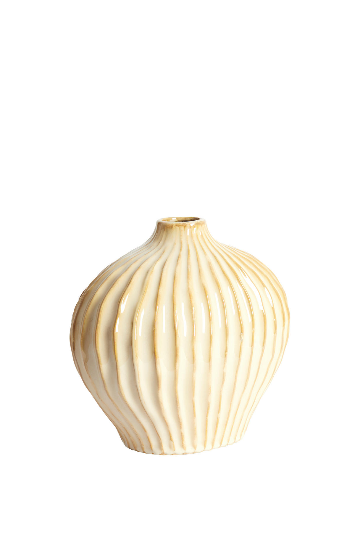 VAZE Lorito Braun 30/16/25 cm - Braun, Keramik (25cm) - Light & Living