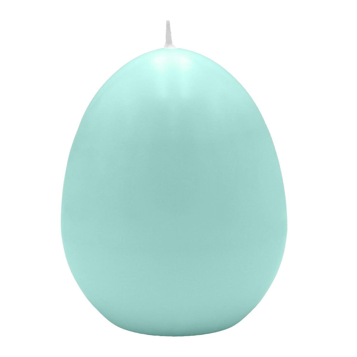 EIKERZE XXL, Straußenei Türkis 200 x Ø 140 mm, 1 Stück - Türkis, Paraffin (14/20/20cm) - Kopschitz Kerzen